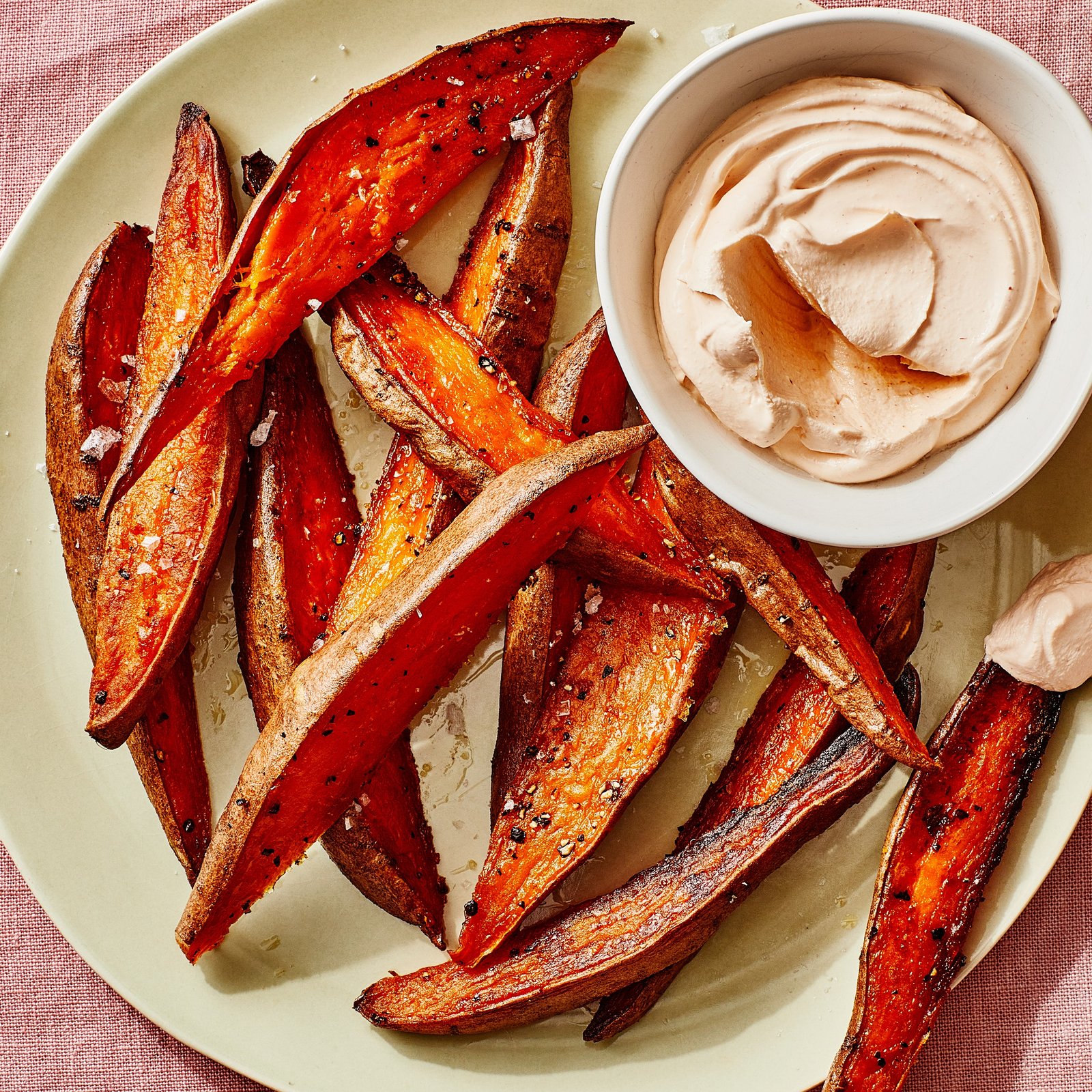 Sweet Potato Fries With Sriracha Dip