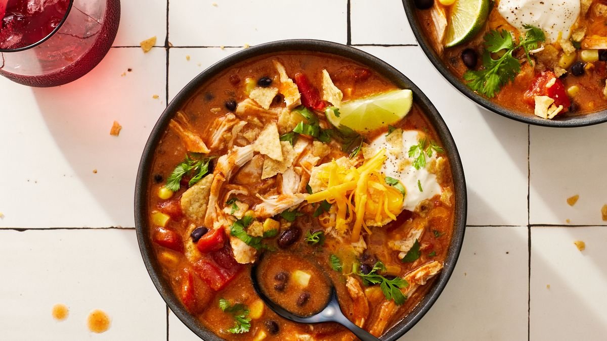 Crock-Pot Chicken Enchilada Soup